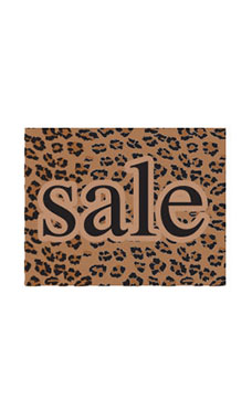 Small Boutique Brown Leopard Sign Cards