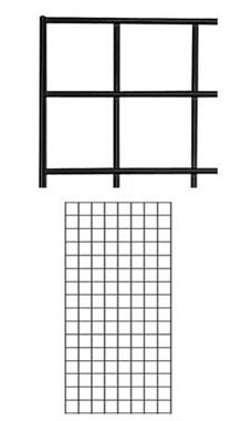 2' x 4' Black Gridwall Panel