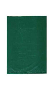 High-Density Green Plastic Merchandise Bags - 6.25" x 9.25"