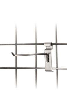 Boutique Raw Steel 8 inch Peg Hook for Wire Grids