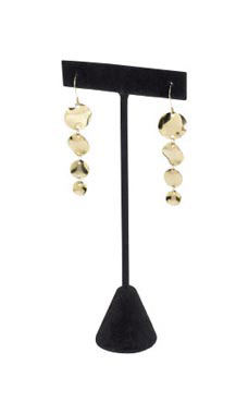 Black Velvet Earring T-Bar Displays