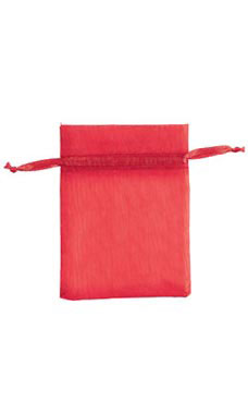 Red Organza Bags 3" X 4"