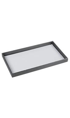 Large Open Top Gray Tray