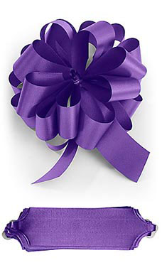 Purple 5½ inch Pull Bows