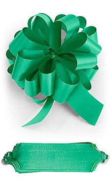 Emerald 5½ inch Green Pull Bows