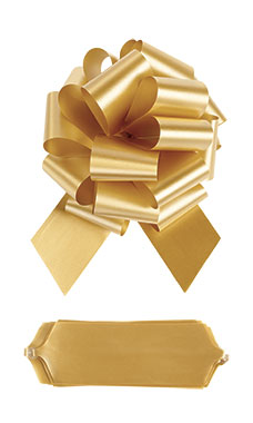 Gold 8" Pull Bows