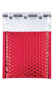 Small Red Glamour Bubble Mailers-96505