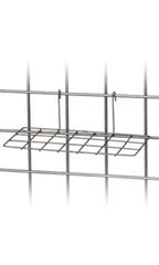 Boutique Raw Steel Wire Shoe Shelf for Wire Grid