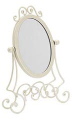 Boutique Ivory Countertop Mirror
