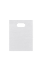 Small Low Density White Merchandise Bags - Case of 1,000