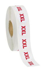 Self-Adhesive Size Labels - Size XXL